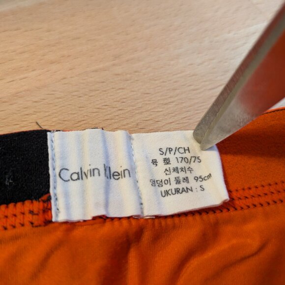 Calvin Klein ID Custom Hip Brief Bikini - Neon Orange - Picture 2 of 3